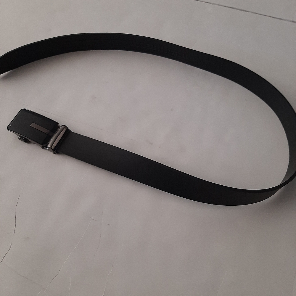 2 Slide Belts! 1 brown, 1 black. Adjustable 32” waist